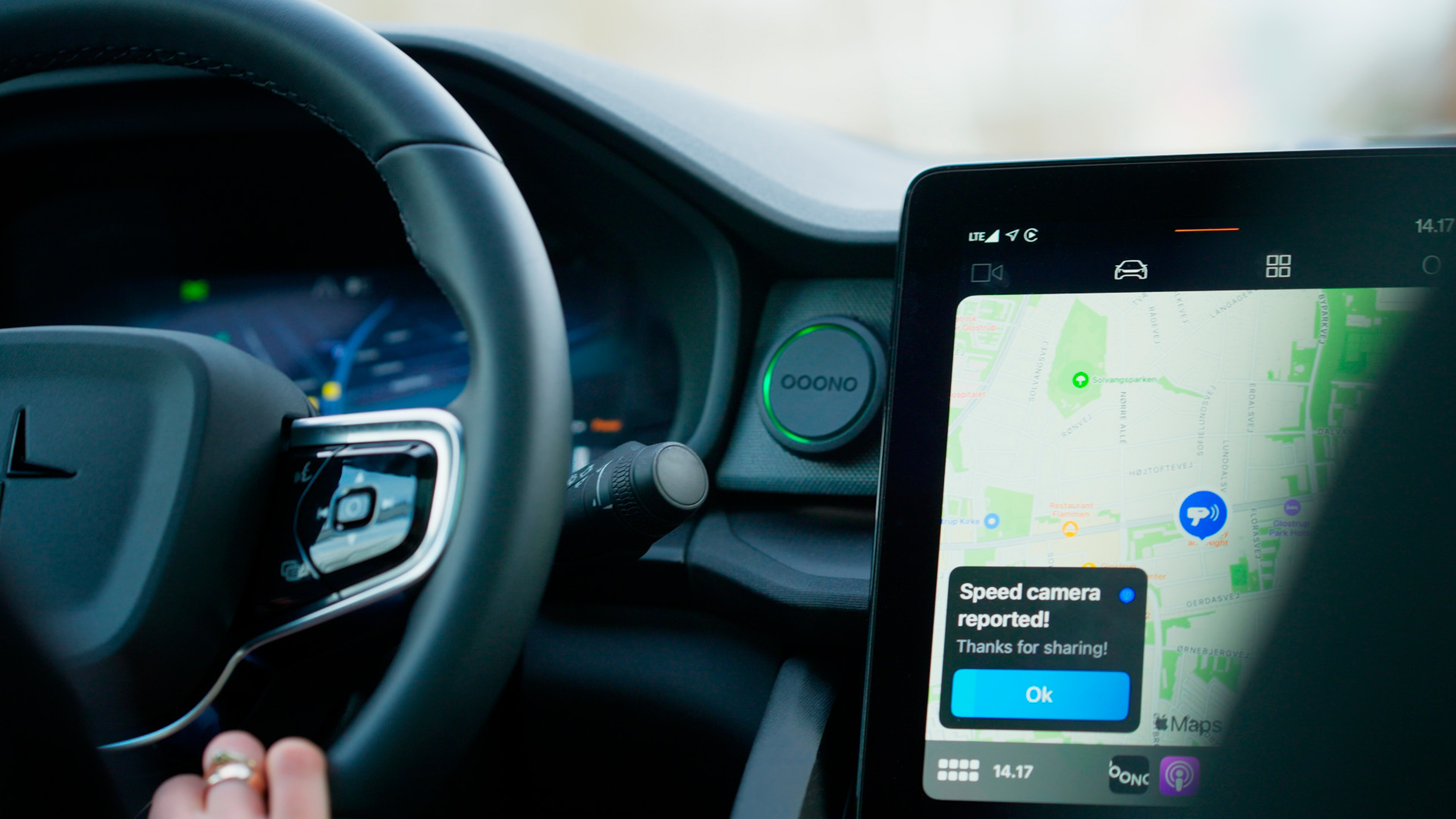 Navigation OOONO sur Android Auto & Apple CarPlay