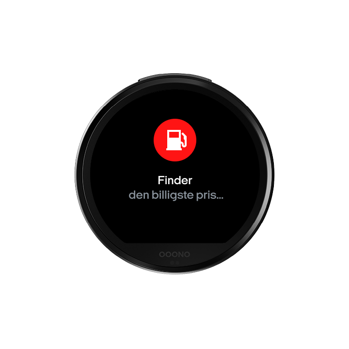 CO-DRIVER NO3-display, der finder den billigste brændstofpris