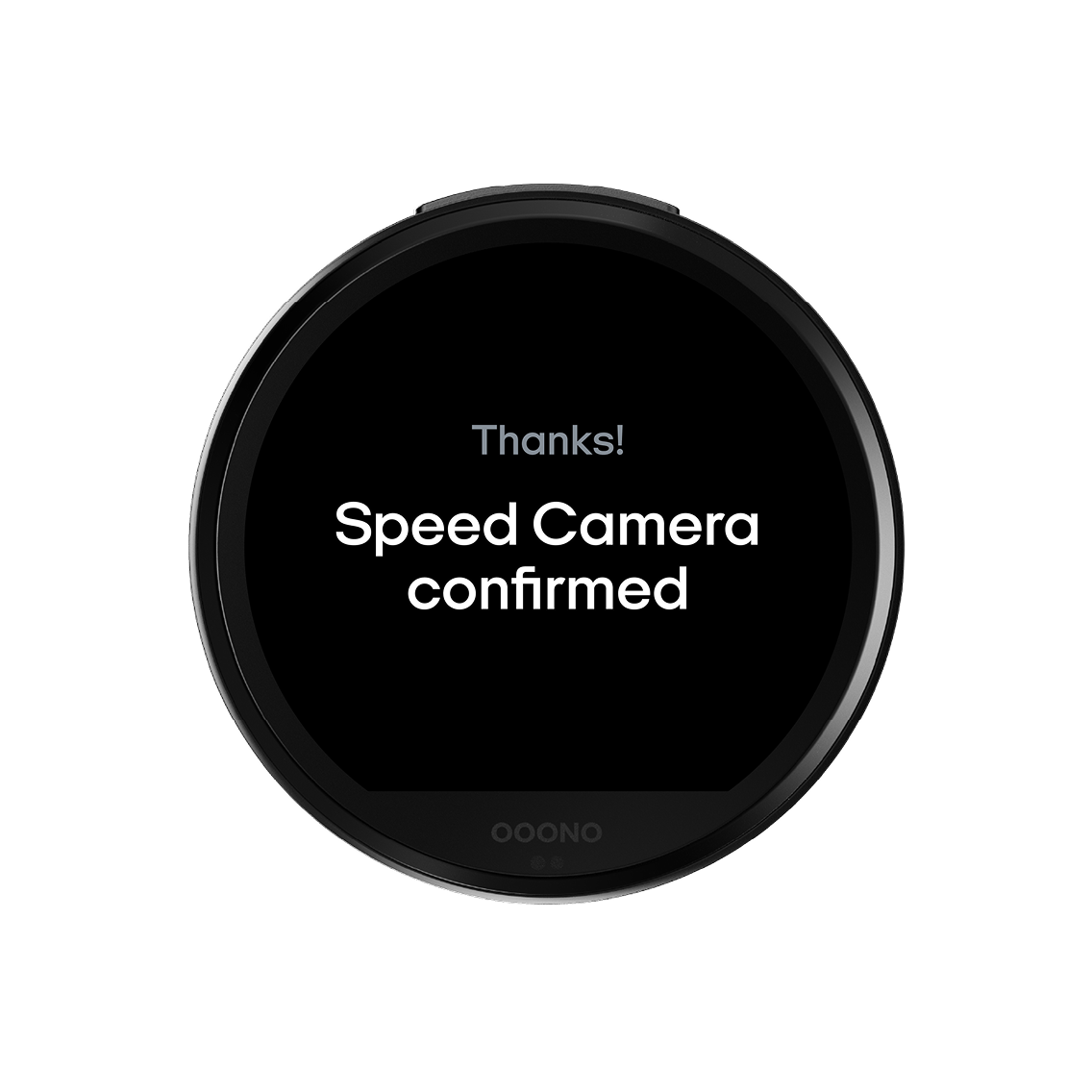 Display del CO-DRIVER NO3 con Autovelox confermato