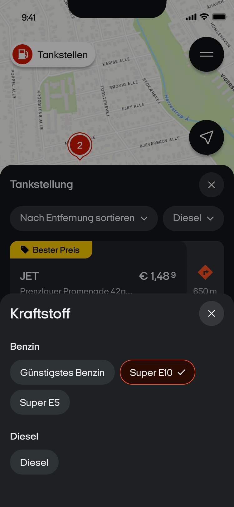 Spritsorten: Günstigstes Benzin, Super E10, Super E5 und Diesel